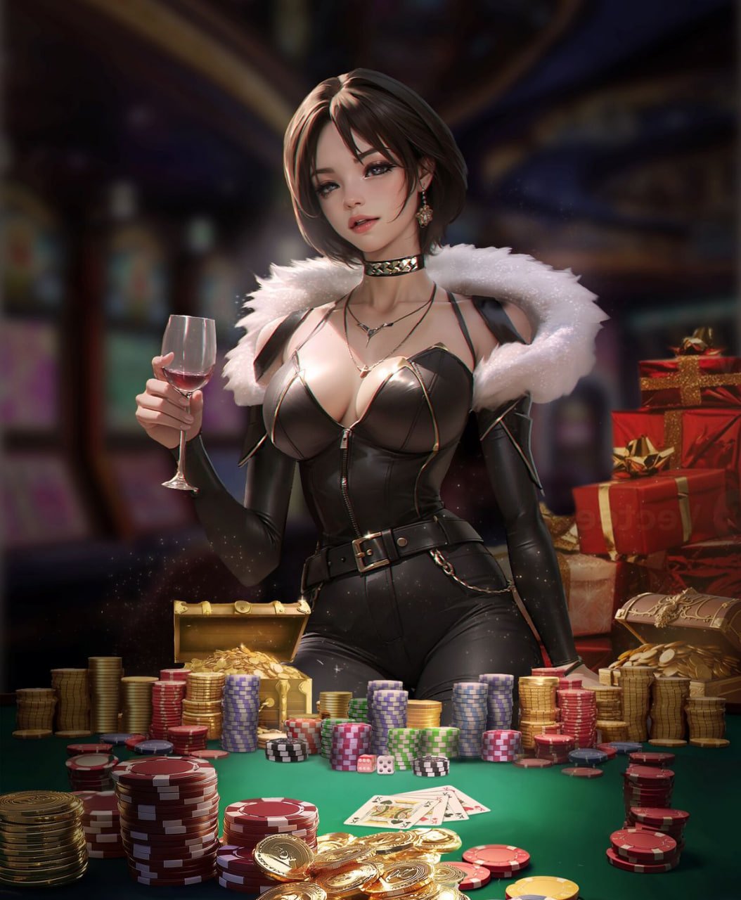 luck god Myanmar Online Gaming Platform ကို ကိုယ်စားပြုသည့် မြင်ကွင်း